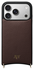 AVY Apple iPhone 17 Pro Bruin Leren Hoesje met Koord Silver Spark afbeelding 11