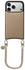AVY Apple iPhone 17 Pro Beige Leren Hoesje met Koord Aurum Lien