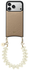 AVY Apple iPhone 17 Pro Beige Leren Hoesje met Koord Cupid Beige