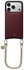 AVY Apple iPhone 17 Pro Burgundy Leren Hoesje met Koord Aurum Lien