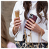 AVY Apple iPhone 17 Pro Burgundy Leren Hoesje met Koord Aurum Lien afbeelding 4