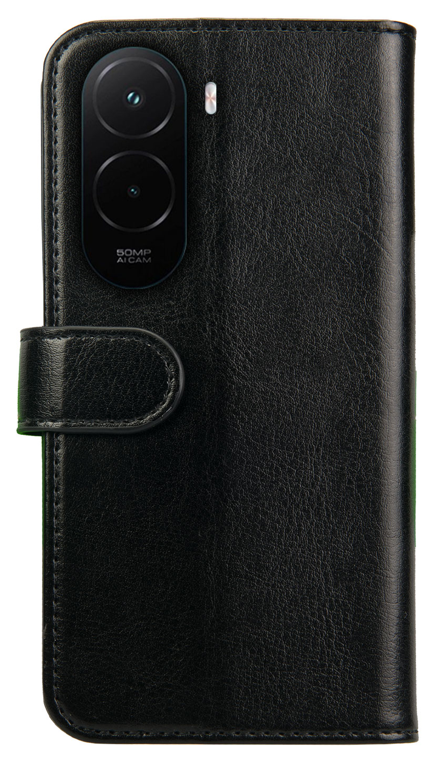 Rosso Element Xiaomi Poco M7 4G Hoesje Book Case Wallet Zwart afbeelding 2