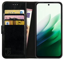 Rosso Element Xiaomi Redmi 15 5G Hoesje Book Case Wallet Zwart afbeelding