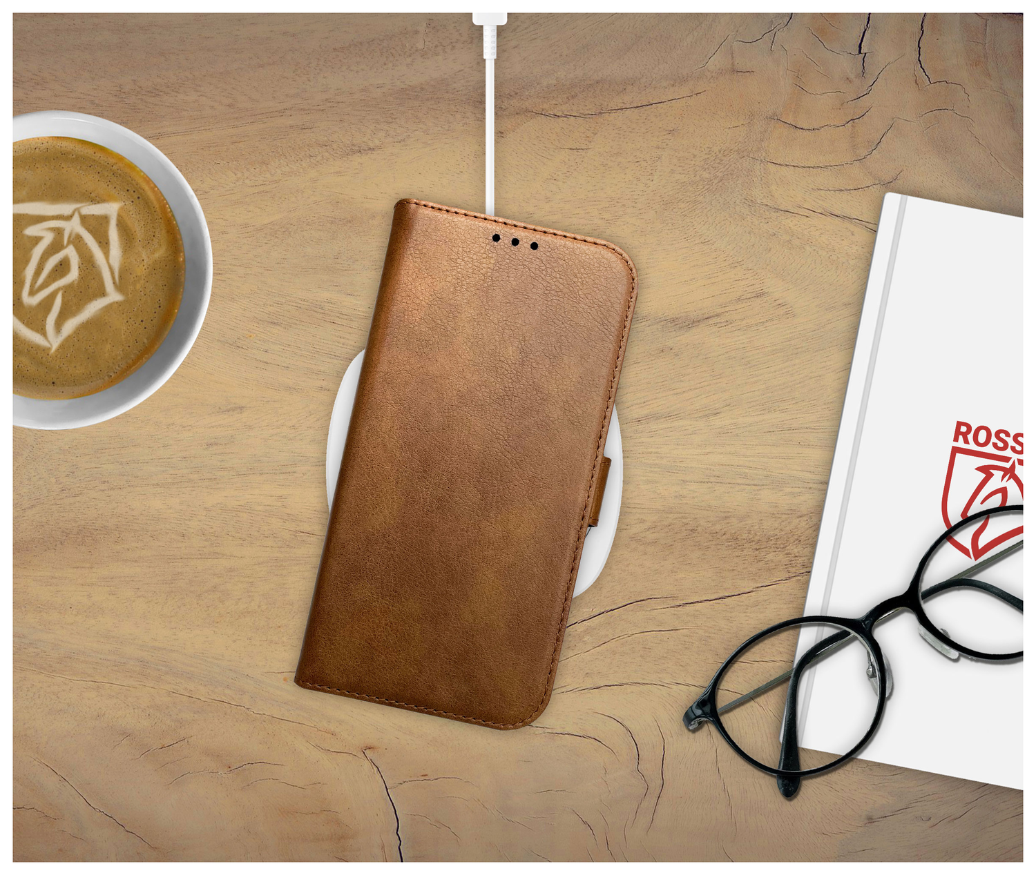 Rosso Element Xiaomi 15T Pro Hoesje Book Case Wallet Bruin afbeelding 5