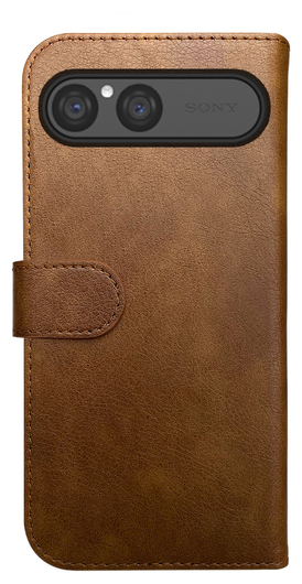 Rosso Element Sony Xperia 10 VII Hoesje Book Case Wallet Bruin afbeelding 2