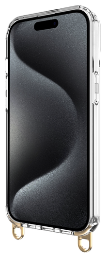 AVY Apple iPhone 15 Pro Max Hoesje met Koord & MagSafe 30CM Cupid Clear Pink afbeelding 17