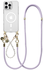 AVY Apple iPhone 15 Pro Max Hoesje met Koord & MagSafe Set Pearl & Rope Purple