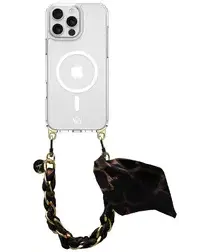 AVY Apple iPhone 15 Pro Max Hoesje met Koord & MagSafe 32CM Panthera Chic afbeelding