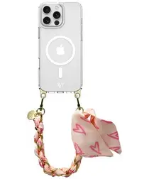 AVY Apple iPhone 15 Pro Max Hoesje met Koord & MagSafe 32CM Cupid Blush afbeelding