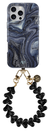 AVY Apple iPhone 15 Pro Max MagSafe Hoesje met Koord 30CM Marmer Hearts