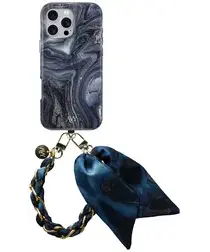 AVY Apple iPhone 15 Pro Max MagSafe Hoesje met Koord 32CM Obscura Blue afbeelding