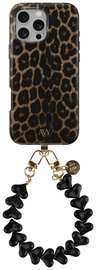 AVY Apple iPhone 15 Pro Max MagSafe Hoesje met Koord 30CM Panther Hearts