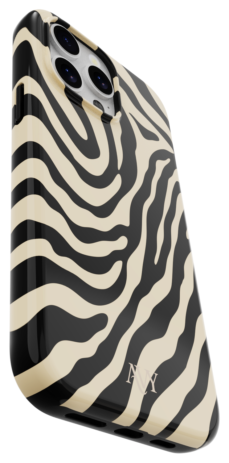 AVY Apple iPhone 15 Pro Max MagSafe Hoesje met Koord 32CM Serengeti Zebra afbeelding 11