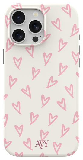 AVY Apple iPhone 15 Pro Max MagSafe Hoesje met Koord 30CM Lovely Hearts afbeelding 12