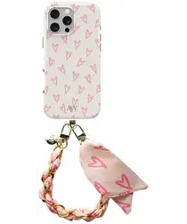 AVY Apple iPhone 15 Pro Max MagSafe Hoesje met Koord 32CM Cupid Blush afbeelding