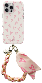 AVY Apple iPhone 15 Pro Max MagSafe Hoesje met Koord 32CM Cupid Blush afbeelding