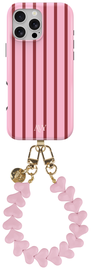 AVY Apple iPhone 15 Pro Max MagSafe Hoesje met Koord 30CM Linea Hearts afbeelding