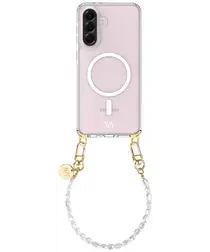 AVY Samsung Galaxy A56 / A36 Hoesje met Koord & MagSafe 30CM Perla Chic afbeelding