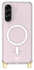 AVY Samsung Galaxy A56 / A36 Hoesje met Koord & MagSafe 30CM Cupid Black