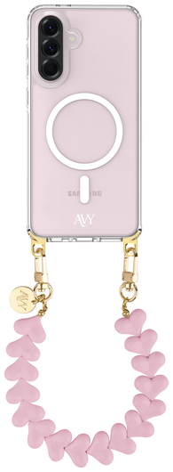 AVY Samsung Galaxy A56 / A36 Hoesje met Koord & MagSafe 30CM Cupid Pink afbeelding 1