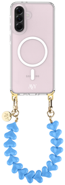 AVY Samsung Galaxy A56 / A36 Hoesje met Koord & MagSafe 30CM Cupid Blue