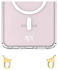AVY Samsung Galaxy A56 / A36 Hoesje met Koord & MagSafe 30CM Cupid Clear Pink afbeelding 13