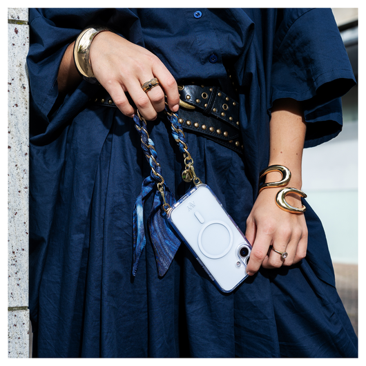 AVY Samsung Galaxy A56 / A36 Hoesje met Koord & MagSafe 32CM Obscura Blue afbeelding 5