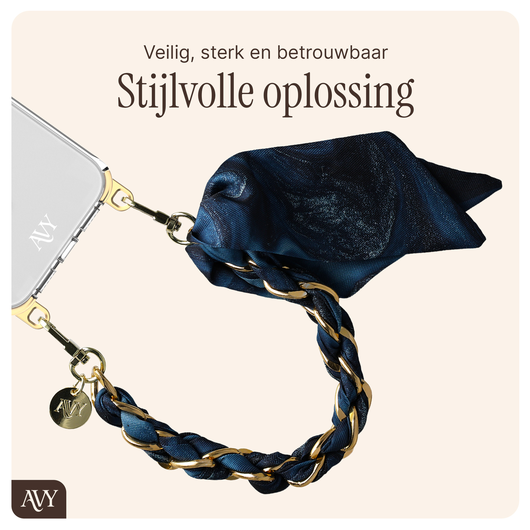 AVY Samsung Galaxy A56 / A36 Hoesje met Koord & MagSafe 32CM Obscura Blue afbeelding 8