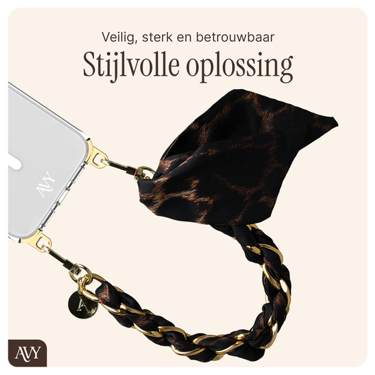 AVY Samsung Galaxy A56 / A36 Hoesje met Koord & MagSafe 32CM Panthera Chic afbeelding 6