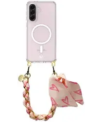 AVY Samsung Galaxy A56 / A36 Hoesje met Koord & MagSafe 32CM Cupid Blush afbeelding