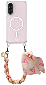 AVY Samsung Galaxy A56 / A36 Hoesje met Koord & MagSafe 32CM Cupid Blush
