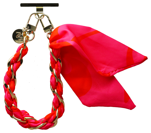 AVY Samsung Galaxy A56 / A36 Hoesje met Koord & MagSafe 32CM Rosé Twist afbeelding 11