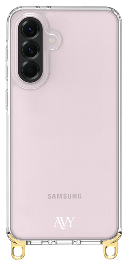 AVY Samsung Galaxy A56 / A36 Hoesje Met Koord 130CM Tressé Beige afbeelding 9