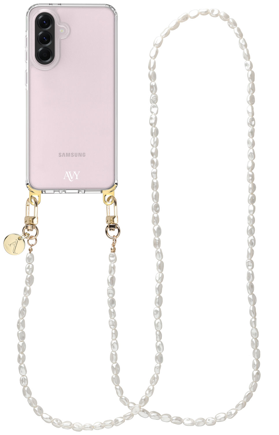 AVY Samsung Galaxy A56 / A36 Hoesje Met Koord 120CM Perla Chic Long afbeelding 1