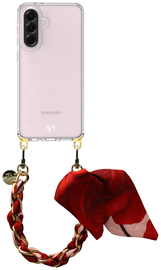 AVY Samsung Galaxy A56 / A36 Hoesje Met Koord 32CM Botanique Roses