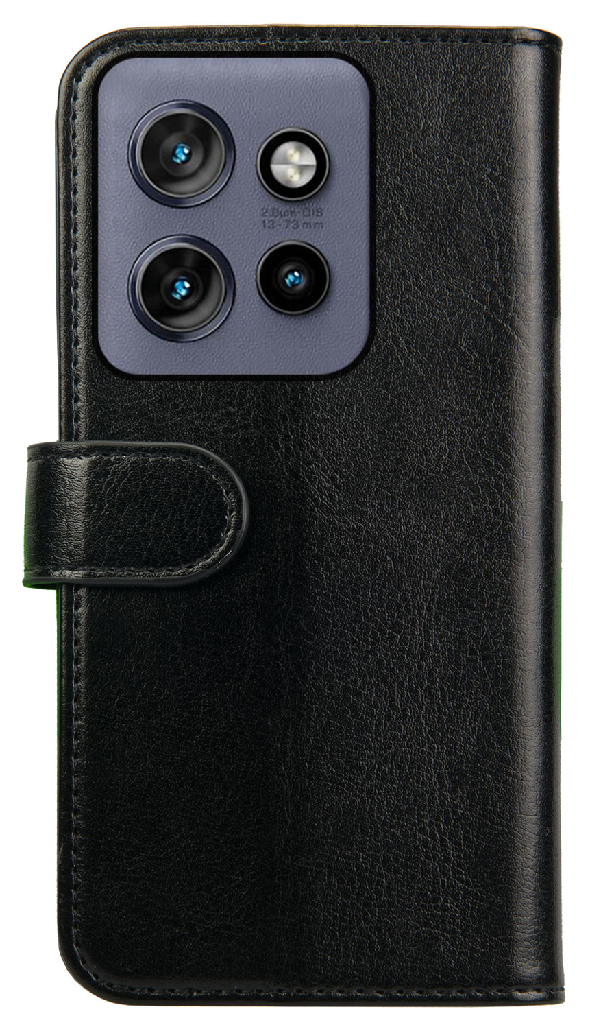 Rosso Element Motorola Edge 60 Neo Hoesje Book Case Wallet Zwart afbeelding 2