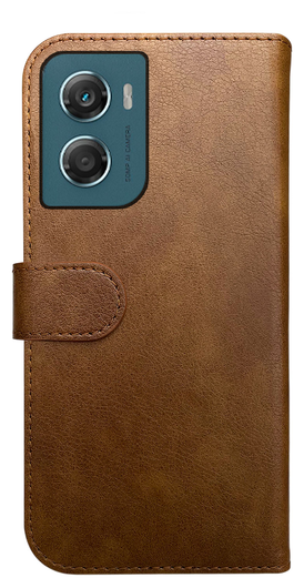 Rosso Element Motorola Moto G06 Hoesje Book Case Wallet Bruin afbeelding 2