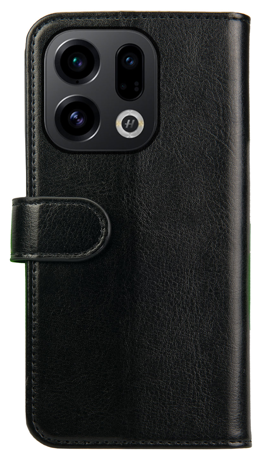 Rosso Element Oppo Find X9 Pro Hoesje Book Case Wallet Zwart afbeelding 2