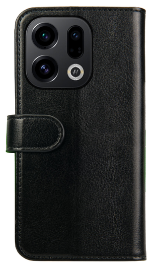 Rosso Element Oppo Find X9 Pro Hoesje Book Case Wallet Zwart afbeelding 2