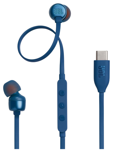 JBL Tune 310C Bedrade In-Ear USB-C Oordopjes met Microfoon Blauw afbeelding 6