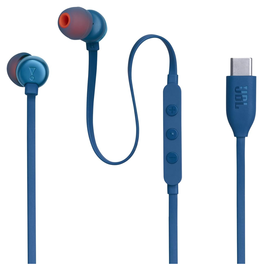 JBL Tune 310C Bedrade In-Ear USB-C Oordopjes met Microfoon Blauw afbeelding