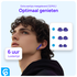 SBG Draadloze Oordopjes Noise Cancelling Bluetooth met Display Donker Blauw afbeelding 6