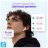 SBG Draadloze Oordopjes Noise Cancelling Bluetooth met Display Roze afbeelding 6
