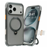 TORRAS Ostand Q3 Air Apple iPhone 17 Pro Max Hoesje 360° MagSafe Stand Zwart