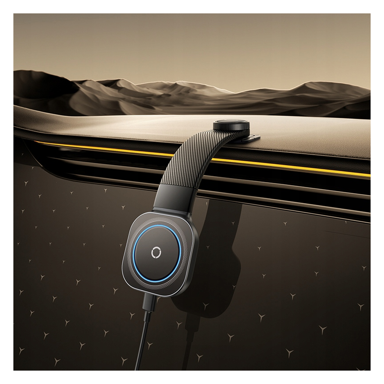 Baseus PrimeTrip MagSafe Telefoonhouder Dashboard Auto met Opladen 15W Zwart afbeelding 2