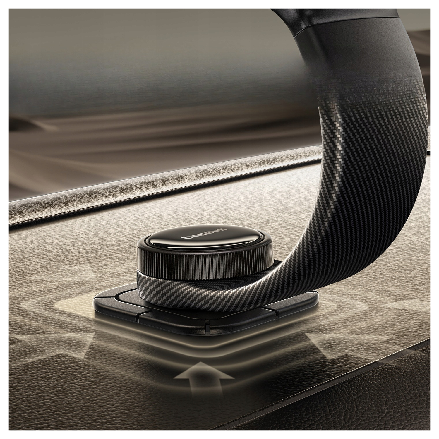 Baseus PrimeTrip MagSafe Telefoonhouder Dashboard Auto met Opladen 15W Zwart afbeelding 4