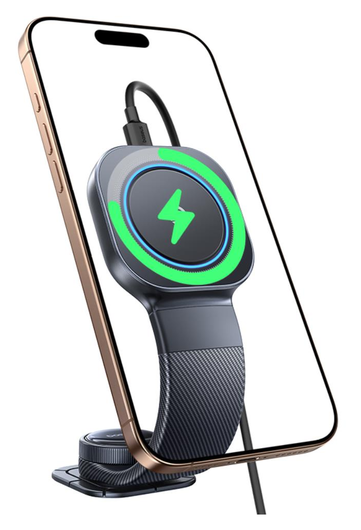 Baseus PrimeTrip MagSafe Telefoonhouder Dashboard Auto met Opladen 15W Zwart afbeelding 1