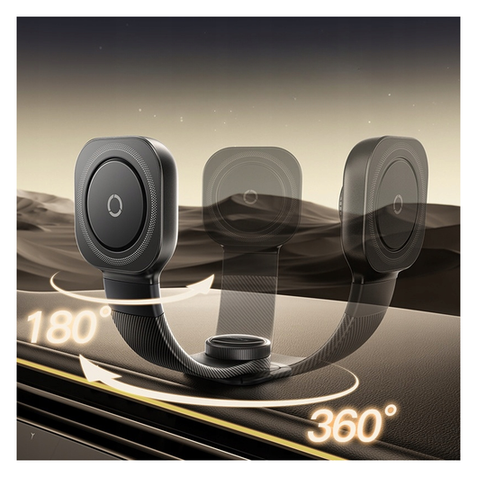 Baseus PrimeTrip MagSafe Telefoonhouder Dashboard Auto met Opladen 15W Zwart afbeelding 6