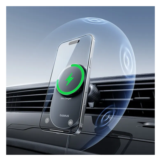 Baseus VC2 Pro Qi2.2 MagSafe Telefoonhouder Ventilatierooster Auto 25W Opladen afbeelding 1