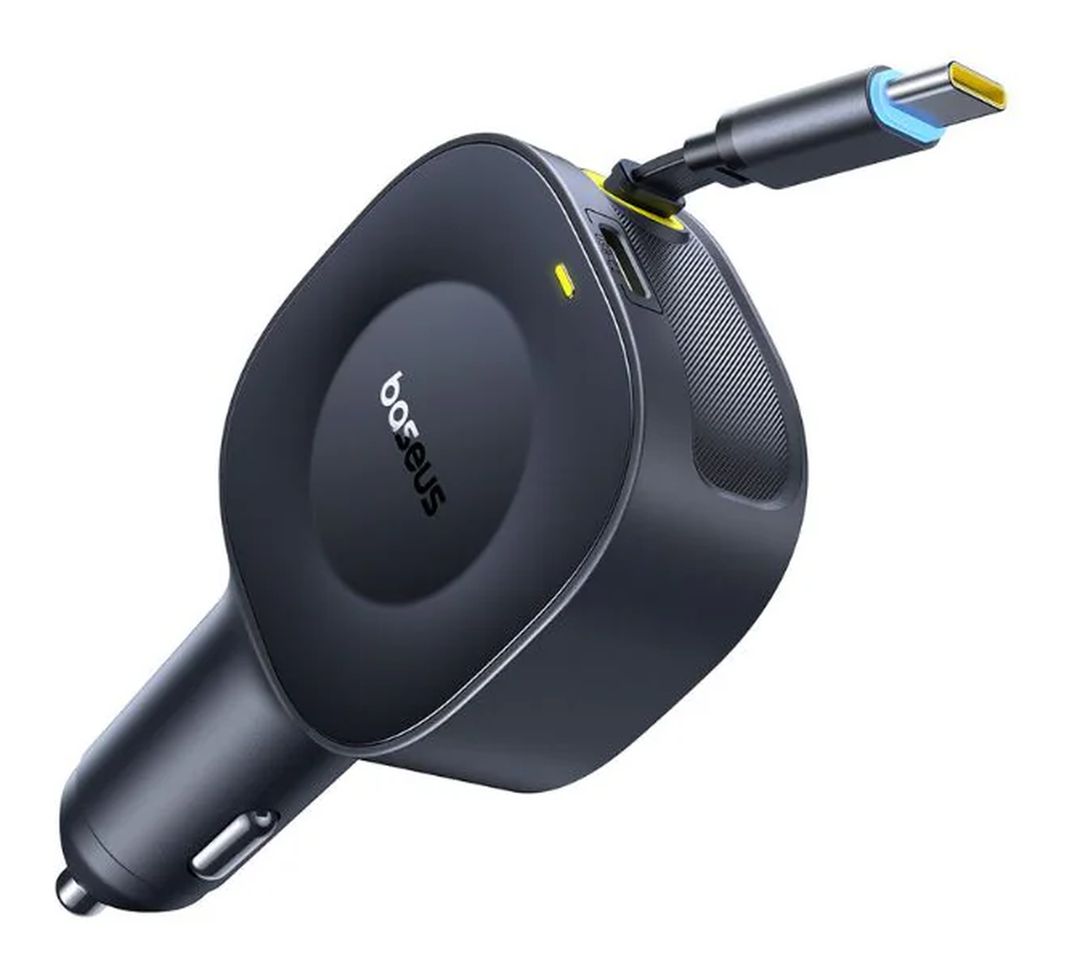Baseus PrimeTrip VR2 Autolader 60W met Uitrekbare USB-C Kabel Zwart afbeelding 10